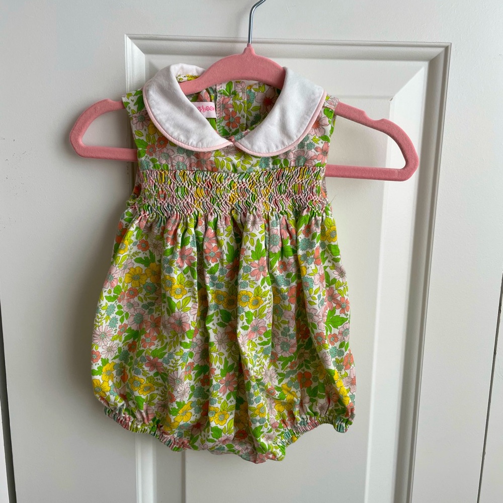 Peggy Green Floral bubble